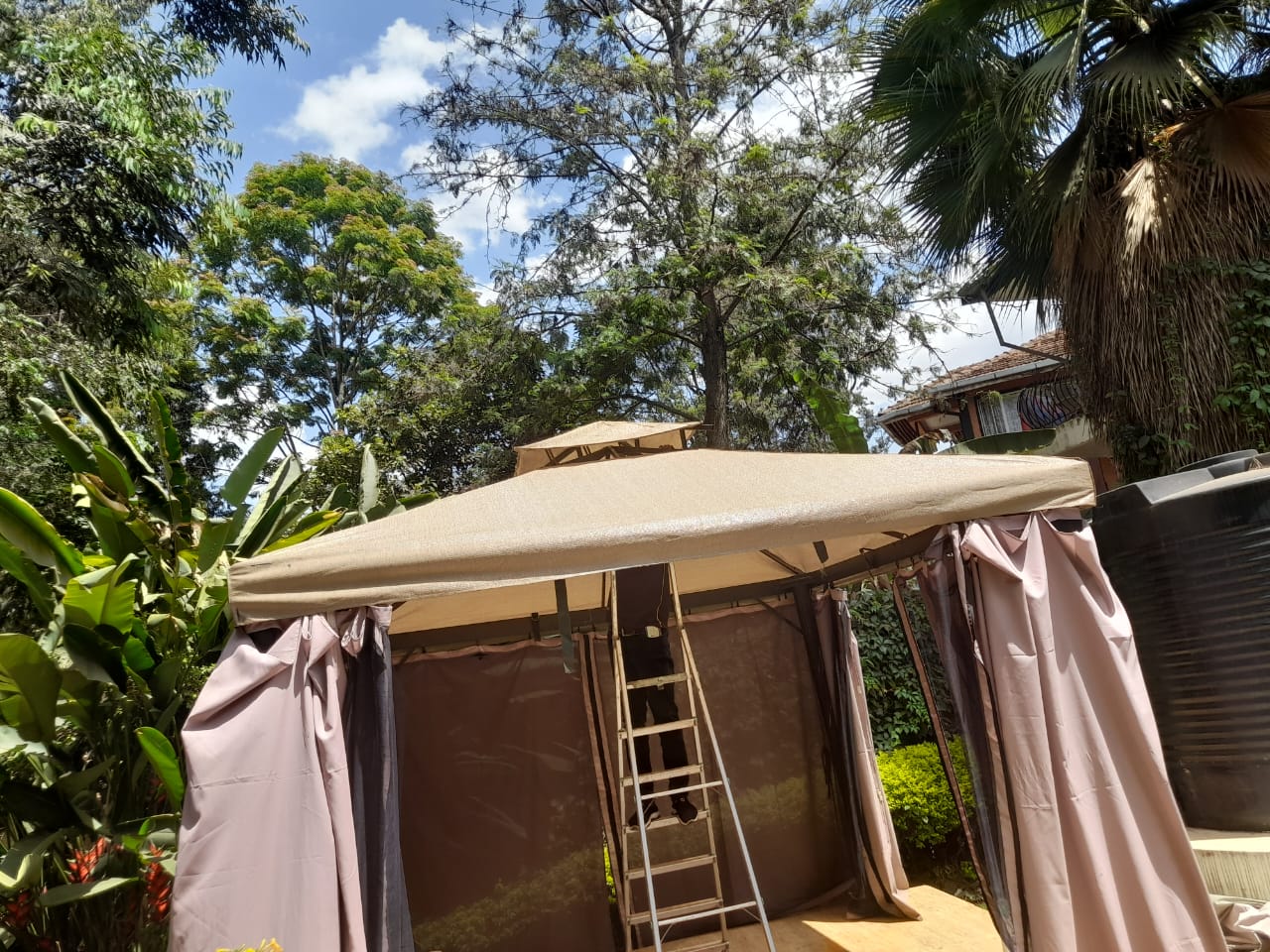 Gazebos Construction Company in Kenya Waridi Car Shades